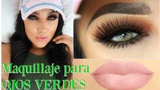 Maquillaje Ahumado para OJOS VERDES / Makeup Smokey Eye for GREEN EYES | auroramakeup