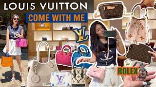 COME WITH ME  LOUIS VUITTON SHOPPING VLOG | ROLEX, BURBERRY, H-MART | CHARIS IN TEXAS 