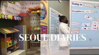 SEOUL DIARIES : First day of school| A day in the life of a Hagwon teacher#seoul #hagwon #korea