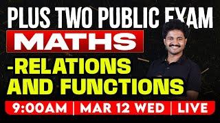 Plus Two Public Exam Maths | 1. Relations and Functions | Eduport Plus Two