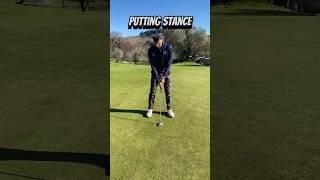 Putting Stance #golfdrills #golf #golfer #golftechnique #golfputting #golfputt #golfpractice