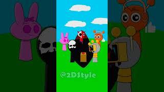Fun Bot vs Black magic button! Incredibox Sprunki