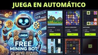  Bot para Jugar en Automático en Limercoin  Minado Gratis y Fácil 