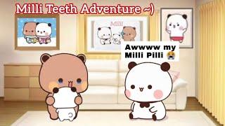 Dudu Get Emotional | Milli New Teeth Adventure ‍|BubuDudu And Milli | 3D Animation | BubuDudu_MHM