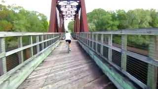 One of Florida's best bike trails: The cool train trestle on Nature Coast Trail