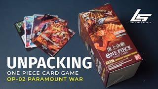 One Piece Card Game OP-02: Paramount War Booster Box (NEW) | Unpacking