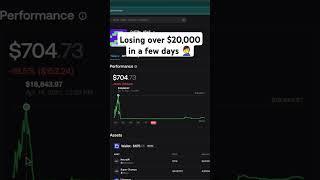 How I lost $28,000 in 3 days trading crypto #cryptocurrency