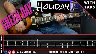 Holiday - Green Day (Guitar Cover With Tabs)