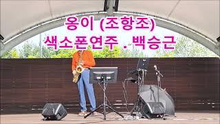 #옹이 조항조 #백승근색소폰 (노래자막) Ong-i (Jo hang-jo) K-Trot playing tenor saxophone