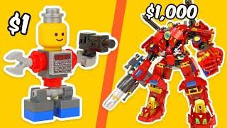 $1 vs $1000 LEGO SET...