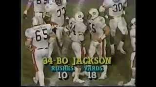 Bo Jackson Superman Theme Song 1984  Auburn Season