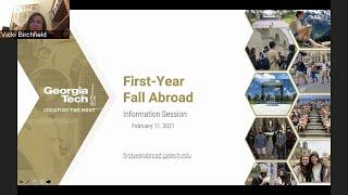 First Year Fall Abroad Webinar