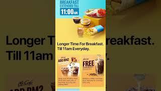 Follow me to breakfast at McDonalds Malaysia #mcdonaldsmalaysia #mcdonalds #breakfast #fyp