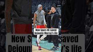 How Mitch Johnson saved Dejounte Murray's life 