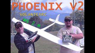 ALIANTE PHOENIX V2 (VOLANTEXRC) : esordio. Operator: OG; RcPilot Federico Ciaghi.