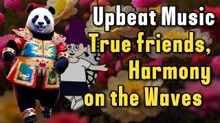 Dancing Panda ~ True friends, Harmony on the Waves -Full #music #animation #cartoon #happy #shorts