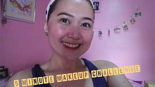 5 MINUTE MAKEUP CHALLENGE | Rocel Pagtalunan 