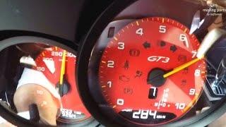 Porsche 911 GT3 (991) running 0-284 km/h