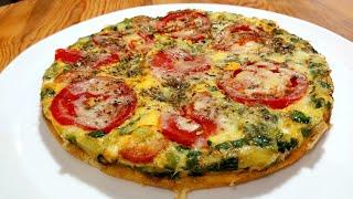 Keto pizza uz koju ćete smršaviti jelo bez ugljikohidrata / frittata