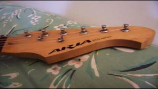 Aria STG Series Strat Electric Guitar Clean DEMO