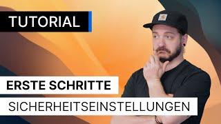 NAS Erste Schritte | Sicherheitseinstellungen | Grundlagentutorial 5/5