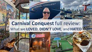 Carnival Conquest Full Review (2024): What We Loved, Didn’t Love, and Hated