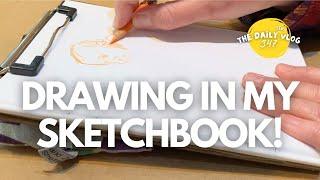 DRAWING IN MY SKETCHBOOK - An Illustrator’s Daily(ish) Vlog 347