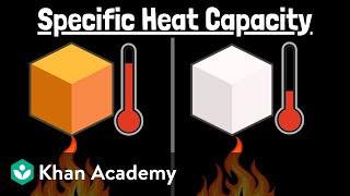 Specific heat capacity | Khan Academy