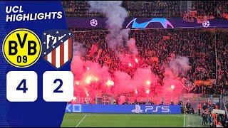 Borussia Dortmund vs Atletico Madrid 4-2 | Football vlog | champions league | Quarter-finals |