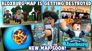 THE BLOXBURG MAP IS GETTING DESTROYED BY A METEOR! NEW MAP UPDATE EVENT SOON!