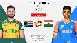 SA vs IND Fantasy Dream11 Prediction, SA vs IND 2024, SA vs IND 3rd T20 Match Prediction