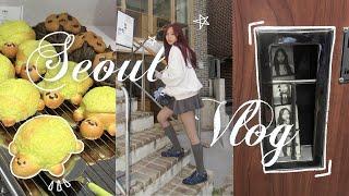 SEOUL VLOG : Girls trip, cafe hopping, shopping in hongdae, photobooths etc.