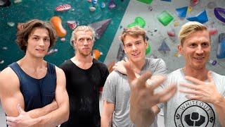 Hard climbing session with Eric Karlsson, Thor and Emil