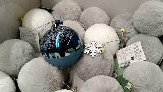 Christmas decoration items at Auchan