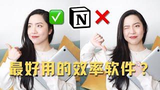 the BEST productivity software? 网上吹爆的效率软件Notion，真的有这么神吗【真实测评】NO ADS