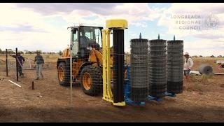 AWI & Longreach Regional Council’s EXCLUSION FENCING CONSTRUCTION UNIT – the EFCU !