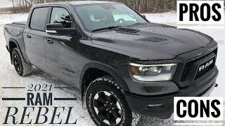 2021 RAM Rebel 1500 5th gen Review PROS & CONS and Mods!!