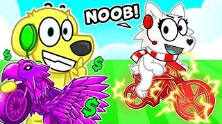 Faking as A NOOB in Roblox BIKE OBBY, then Using a $1,000,000 Bike!