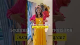 5 stunning combinations for INSTANT STYLE UPGRADE  #colourcombinations #styletips #kinbathija