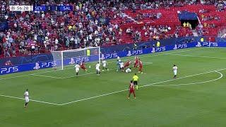 Oumar Solet goal miss vs Sevilla