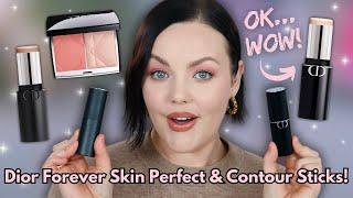 NEW Dior Forever Skin Perfect Foundation & Forever Skin Contour Stick Plus Rouge Blush & Glow!