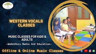 Western  Vocal Classes | WeGotGuru | Online & Offline Music Classes Bangalore