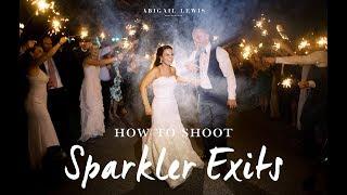 How to Photograph Sparkler Exits at Weddings | Easy Lighting Setup to NAIL Every Wedding Exit Photo