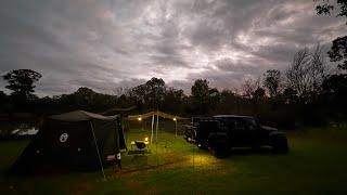 Summer Camping | Nature ASMR | Relaxing Tent Tarp Setup