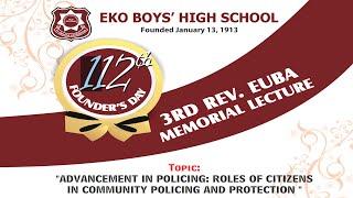 3rd Rev. Euba Memorial Lecture -  Friday 10 January 2025