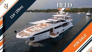 M/Y HEED for Sale | 114’ (34.7m) Azimut Yacht