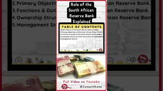 Role of the Reserve Bank Explained | South African Reserve Bank