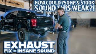 You Won’t Believe How Bad This $100K 750HP Shelby F-150 Sounded— And How We Fixed It!