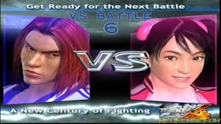 HWOARANG vs XIAOYU - Gameplay Tekken 4