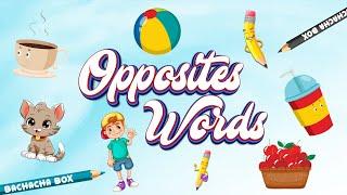 Opposite Words in English | Quiz for Kids I Kids vocabulary I Learn Opposites words